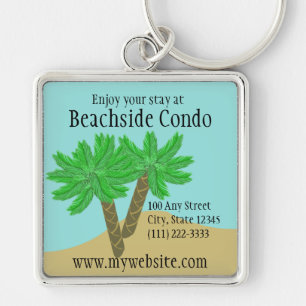 Palm Trees Key Ring