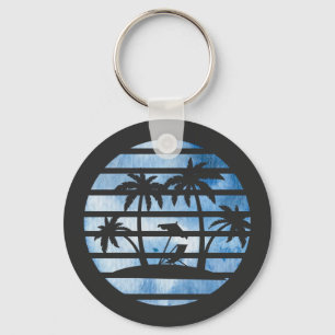 PALM TREES KEY RING
