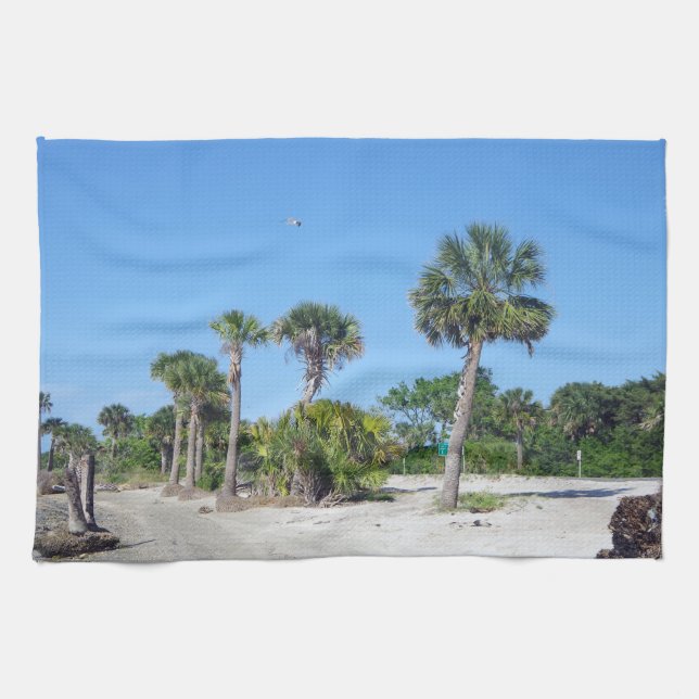 Palm Trees kitchen towel (Horizontal)