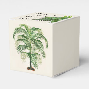 Palm Trees Leaves Personalised Favour boxes