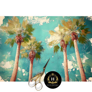 Palm Trees Los Angeles California Decoupage  Tissue Paper