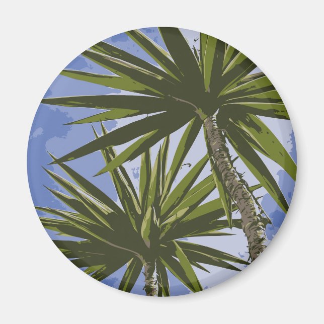 Palm Trees Magnet (Front)