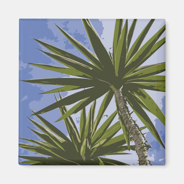 Palm Trees Magnet (Front)