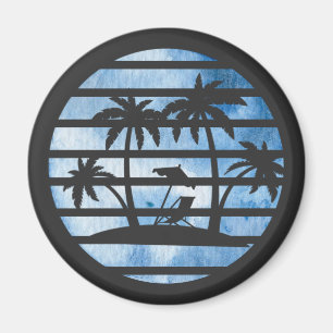 PALM TREES MAGNET