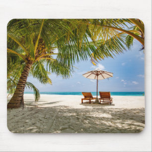 Palm Trees   Moody Sky Mouse Pad