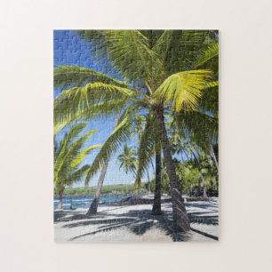 Palm trees, National Historic Park Pu'uhonua Jigsaw Puzzle