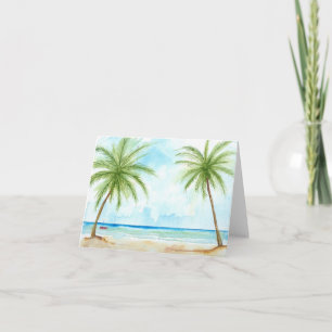 Palm Trees Note Card