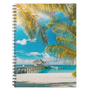 Palm Trees on A Beautiful Sunset Notebook