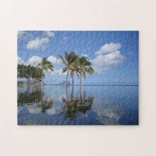 Palm trees on Mauritius. Jigsaw Puzzle