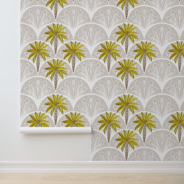 Palm Trees On The Sands Of Tropical Islands Wallpaper (Application)