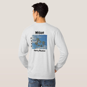 Palm Trees Paradise Family Reunion Keepsake T-Shirt