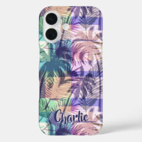 Palm Trees Pattern custom name phone cases