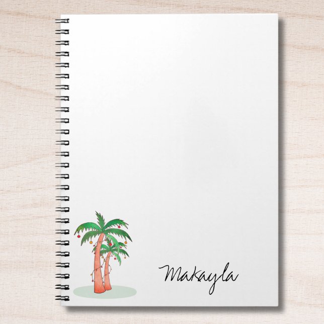 Palm Trees Personalised Notebook (Creator Uploaded)