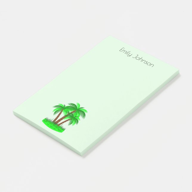 Palm Trees Post-it Notes (Angled)