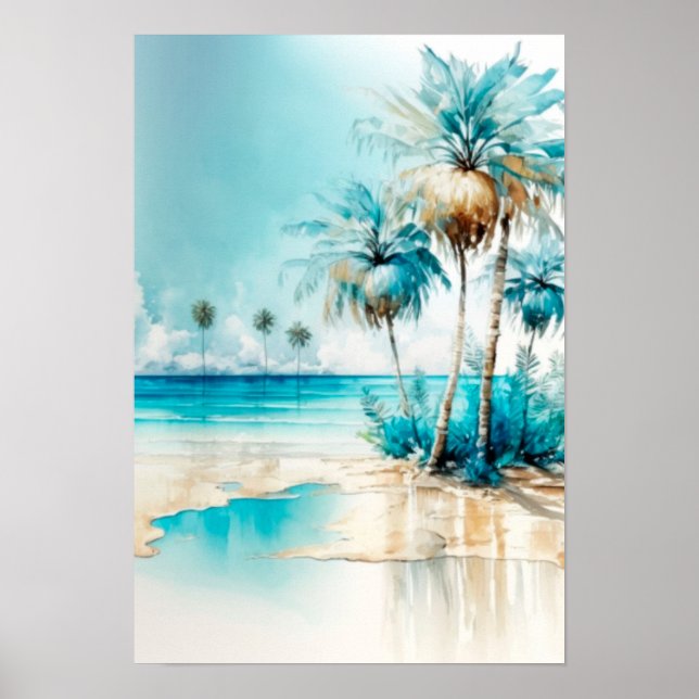 Palm trees poster (Front)