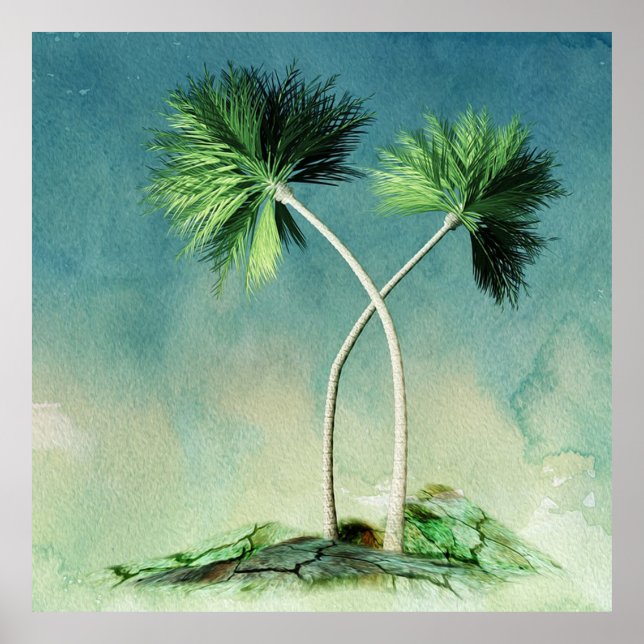 Palm Trees Poster (Front)