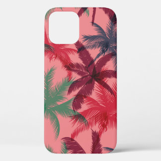 Palm trees seamless pattern iPhone 12 case