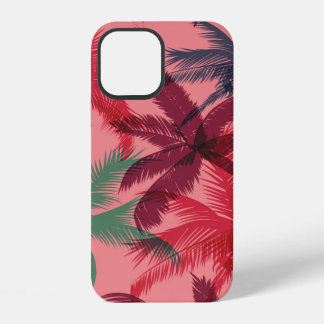 Palm trees seamless pattern iPhone 12 case