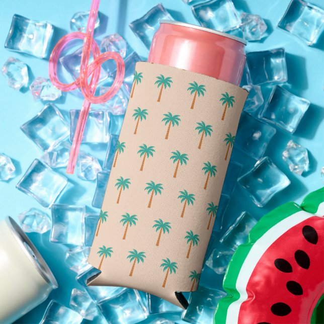 Palm Trees Seltzer Can Cooler (In Situ Summer)