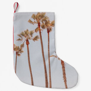 PALM TREES SMALL CHRISTMAS STOCKING