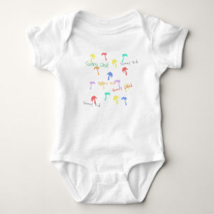 Palm Trees Sunny Kid Bodysuit