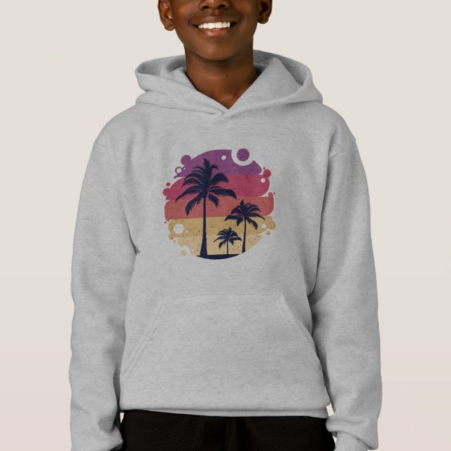 Palm Trees Sunset Logo (Front)