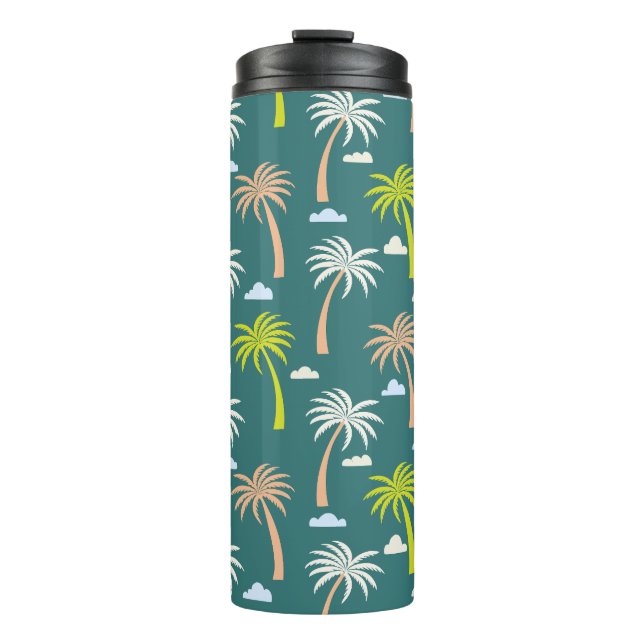 Palm Trees Thermal Tumbler (Front)