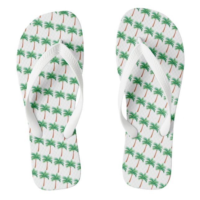 Palm Trees Thongs (Footbed)