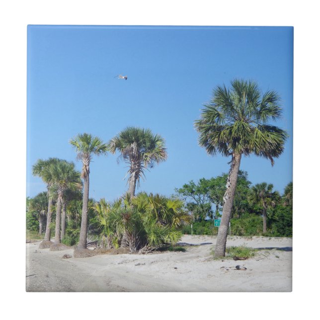 Palm Trees tile (Front)