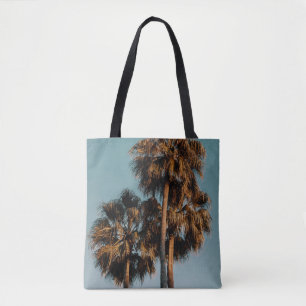 Palm trees tote bag