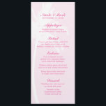 Palm Trees Tropical Wedding Menu Cards<br><div class="desc">Palm Trees custom wedding menu cards. Perfect for summer or destination weddings.</div>