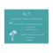 Palm Trees Wedding RSVP Card