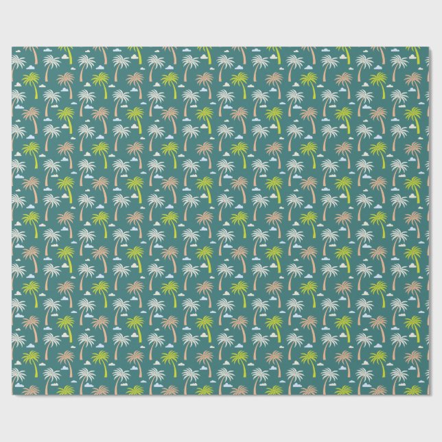Palm Trees Wrapping Paper (Flat)