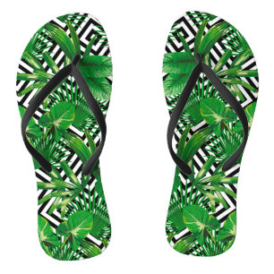 Palm Tropical Plants Thongs