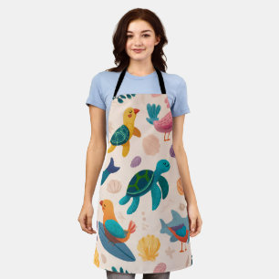 Palm Vibes All-Over Print Apron Gift