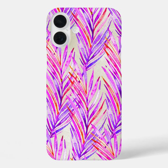 Palm Whisperer Hawaiian Tropical Pink Case-Mate iPhone Case (Back)