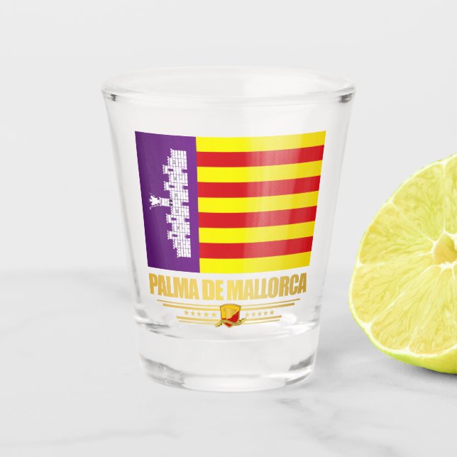 Palma de Mallorca Shot Glass (Front)