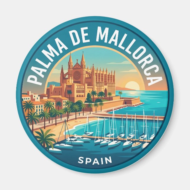 Palma de Mallorca Spain Magnet (Front)