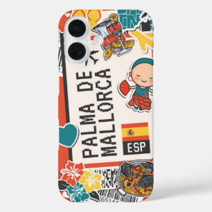 Palma de Mallorca Travel Sticker iPhone 16 Case