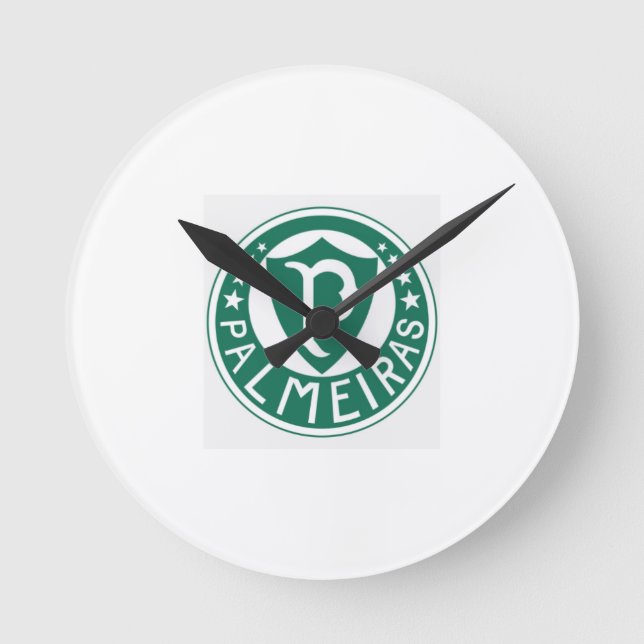 PALMEIRA LOGO ROUND CLOCK (Front)