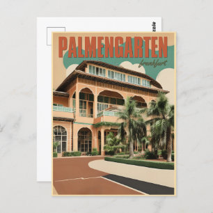palmengarten botanical garden frankfurt postcard
