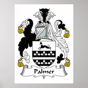 Palmer Family Crest Poster
