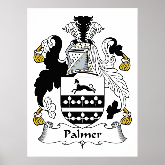 Palmer Family Crest Poster (Front)