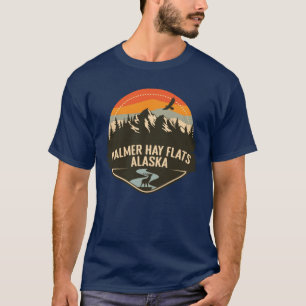 Palmer Hay Flats Alaska Camping Retro Oversized T-Shirt