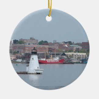 Palmer Island, New Bedford Harbour Ceramic Tree Decoration