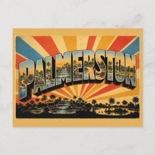 Palmerston NT Australia Tropical Parkland Vintage Postcard