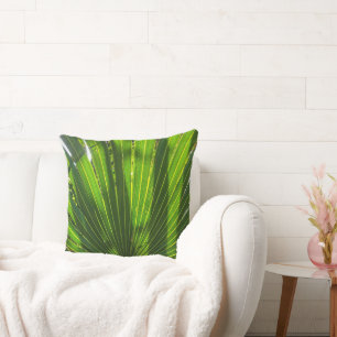 Palmetto Shadows on Palmetto Throw Pillow