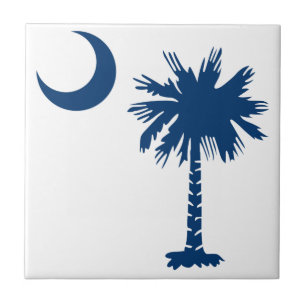 Palmetto Tree Ceramic Tile