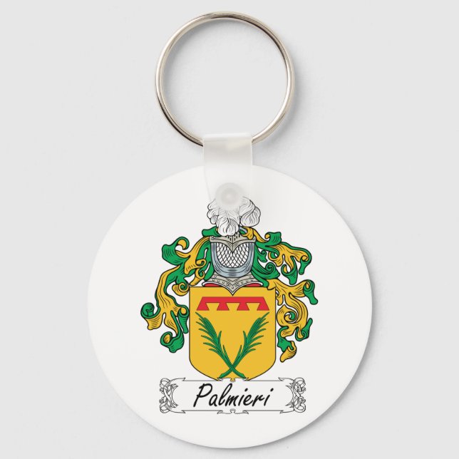 Palmieri Family Crest Key Ring (Front)
