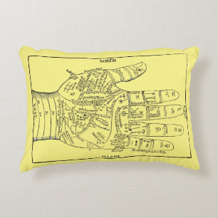 Palmistry, 1671 decorative cushion